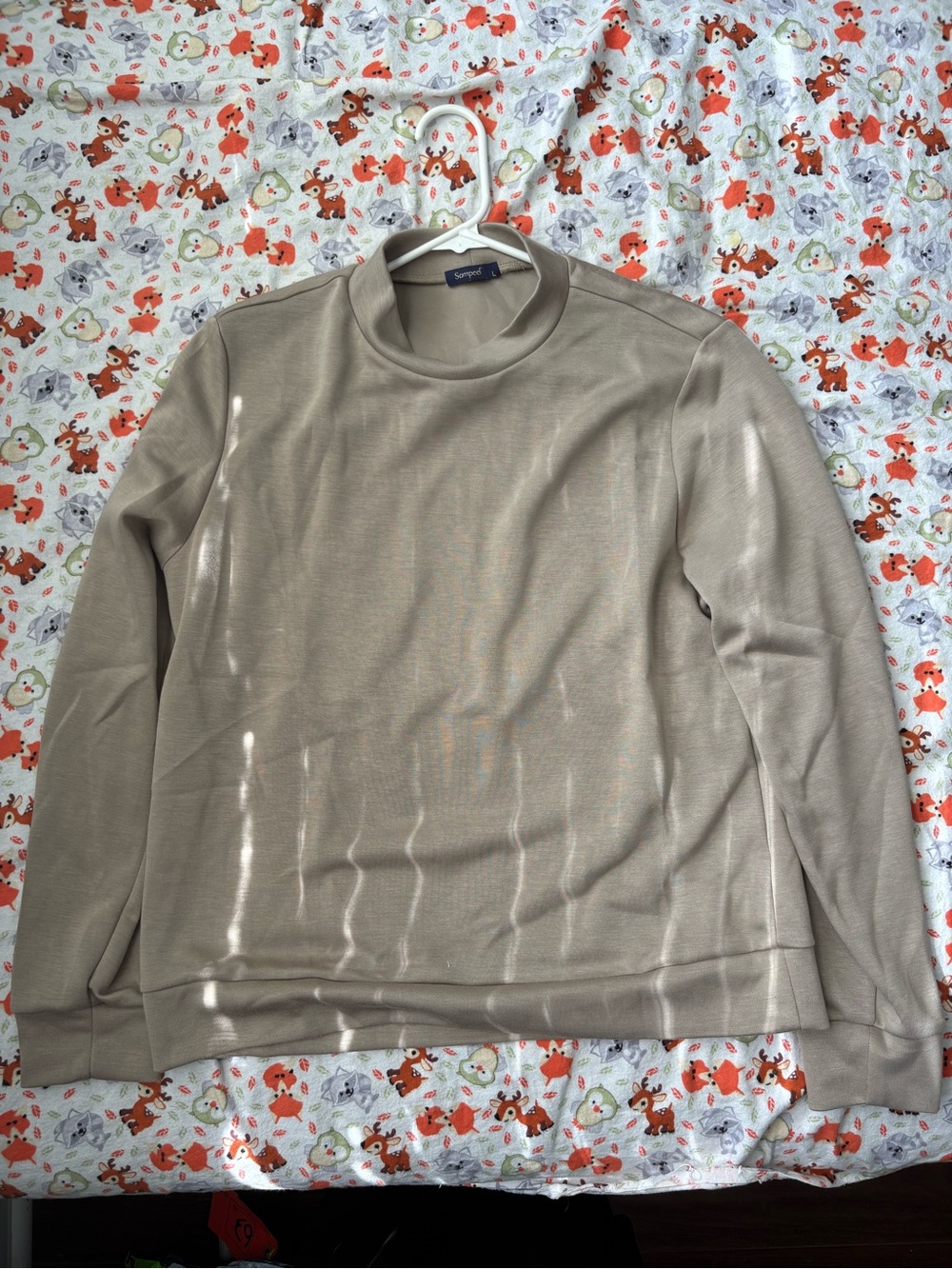 Sampeer Beige Turtleneck Sweater